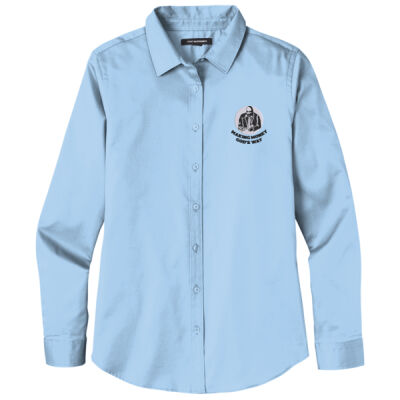 WG Ministries - Ladies Long Sleeve SuperPro React ™ Twill Shirt Thumbnail